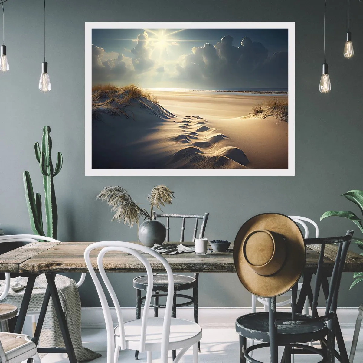 Poster - Beruhigende Landschaft - 40x30 cm