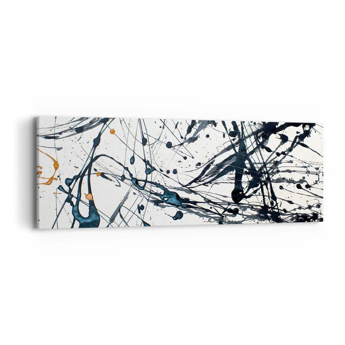 Bild auf Leinwand - Leinwandbild - Expressionistische Abstraktion - 90x30 cm