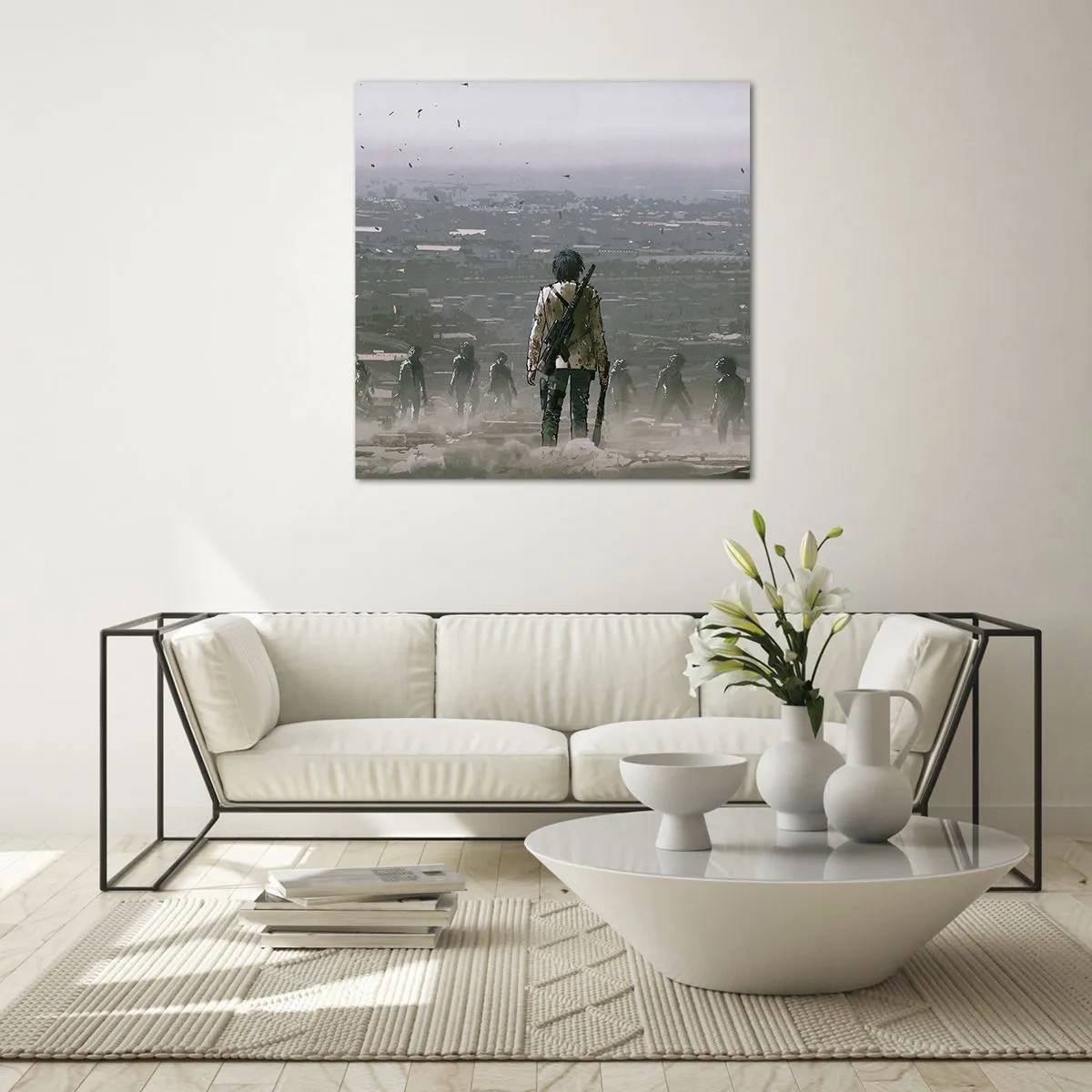 Glasbild - Bild auf glas - Letzter Gerechter? - 50x50 cm