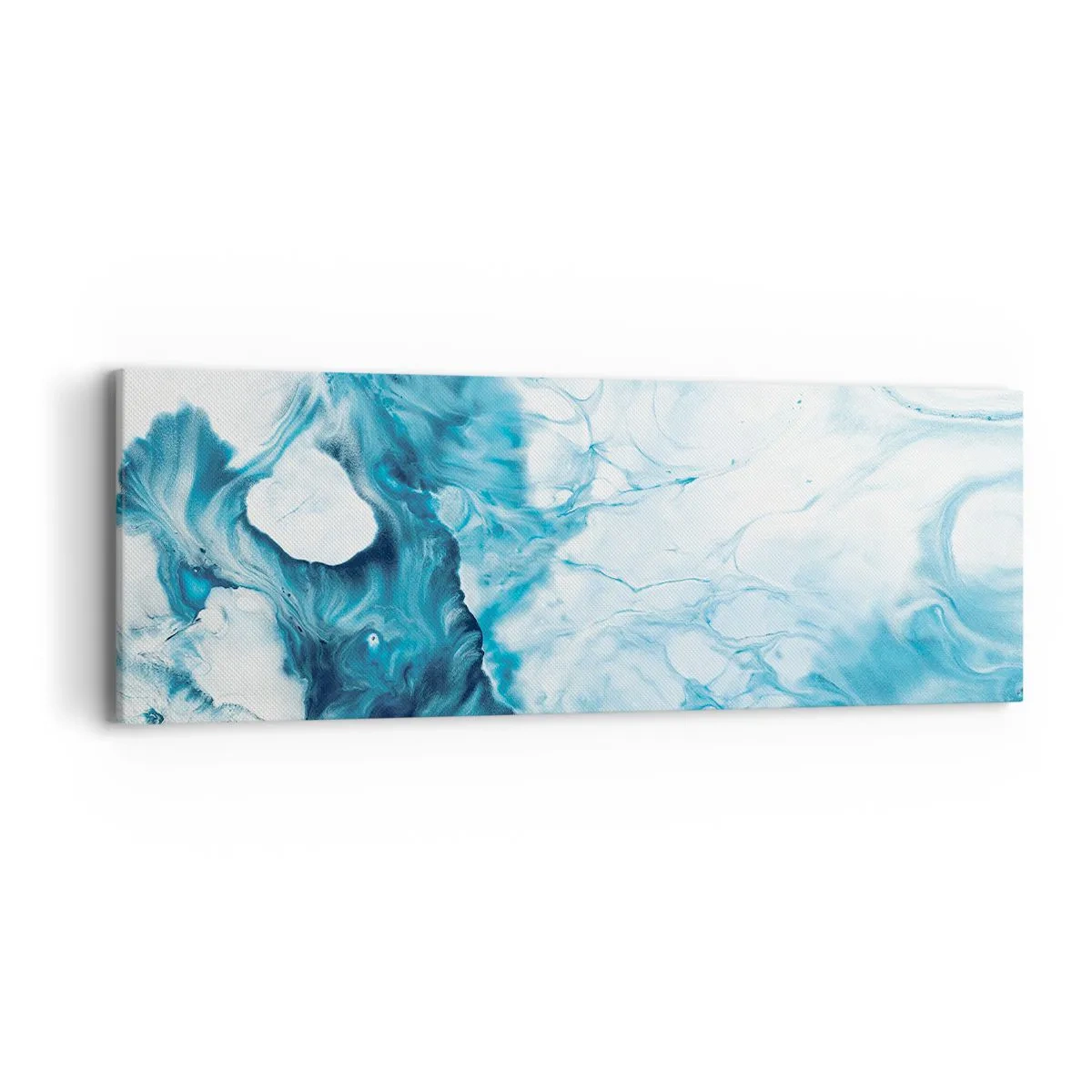 Bild auf Leinwand - Leinwandbild - Blaues Konzert - 90x30 cm