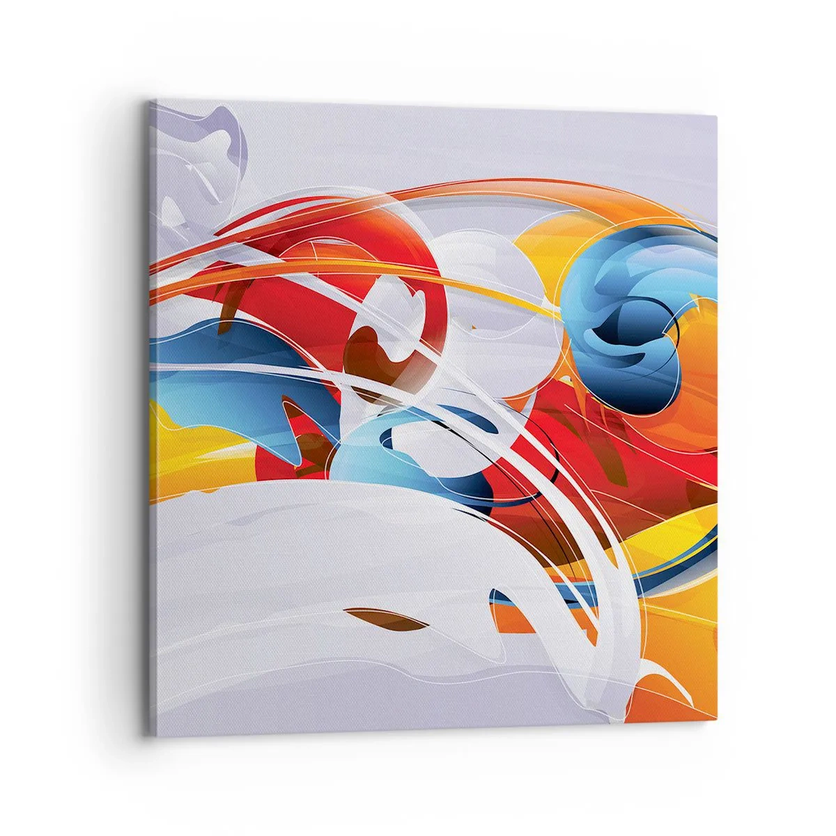 Bild auf Leinwand - Leinwandbild - Der Tanz der Elemente - 70x70 cm