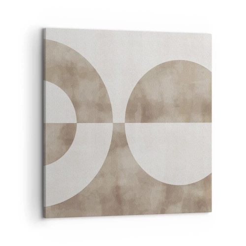 Bild auf Leinwand - Leinwandbild - Ähnlichkeiten und Unterschiede - 50x50 cm