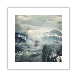 Poster - In magischen Gewässern - 30x30 cm