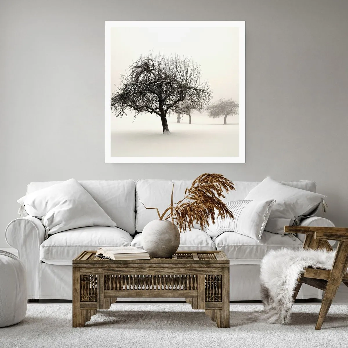 Poster - Winterschlaf - 50x50 cm