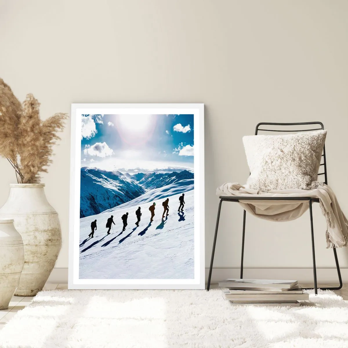 Poster in einem weißen Rahmen - Das Team der Eroberer - 30x40 cm