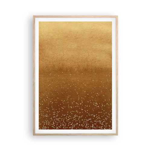 Poster in einem Rahmen aus heller Eiche - Die Geburt des Lichts - 70x100 cm