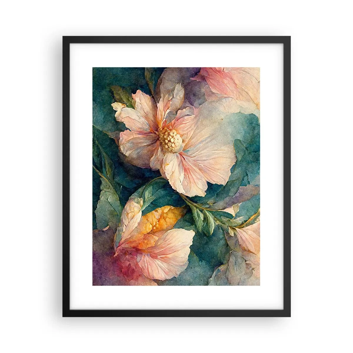 Poster in einem schwarzem Rahmen - Pure Subtilität - 40x50 cm