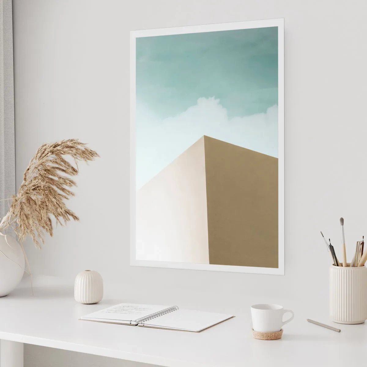 Poster - Geometrie des sonnigen Sommers - 30x40 cm