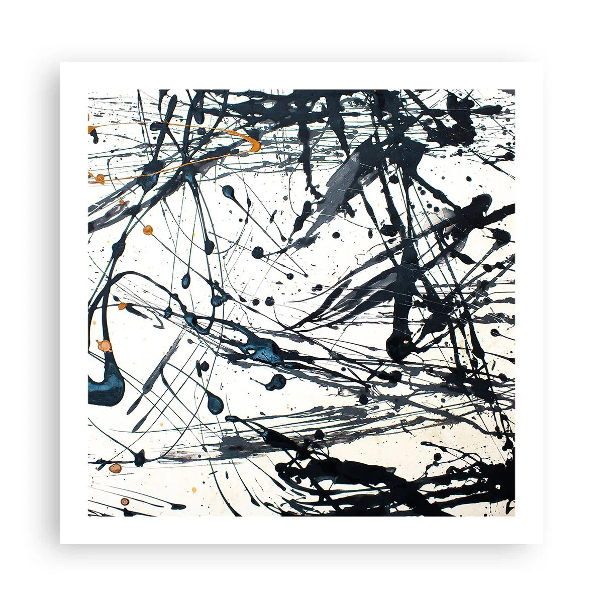 Poster - Expressionistische Abstraktion - 60x60 cm