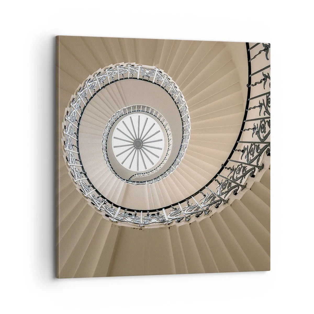 Bild auf Leinwand - Leinwandbild - Im Inneren der Muschel - 60x60 cm