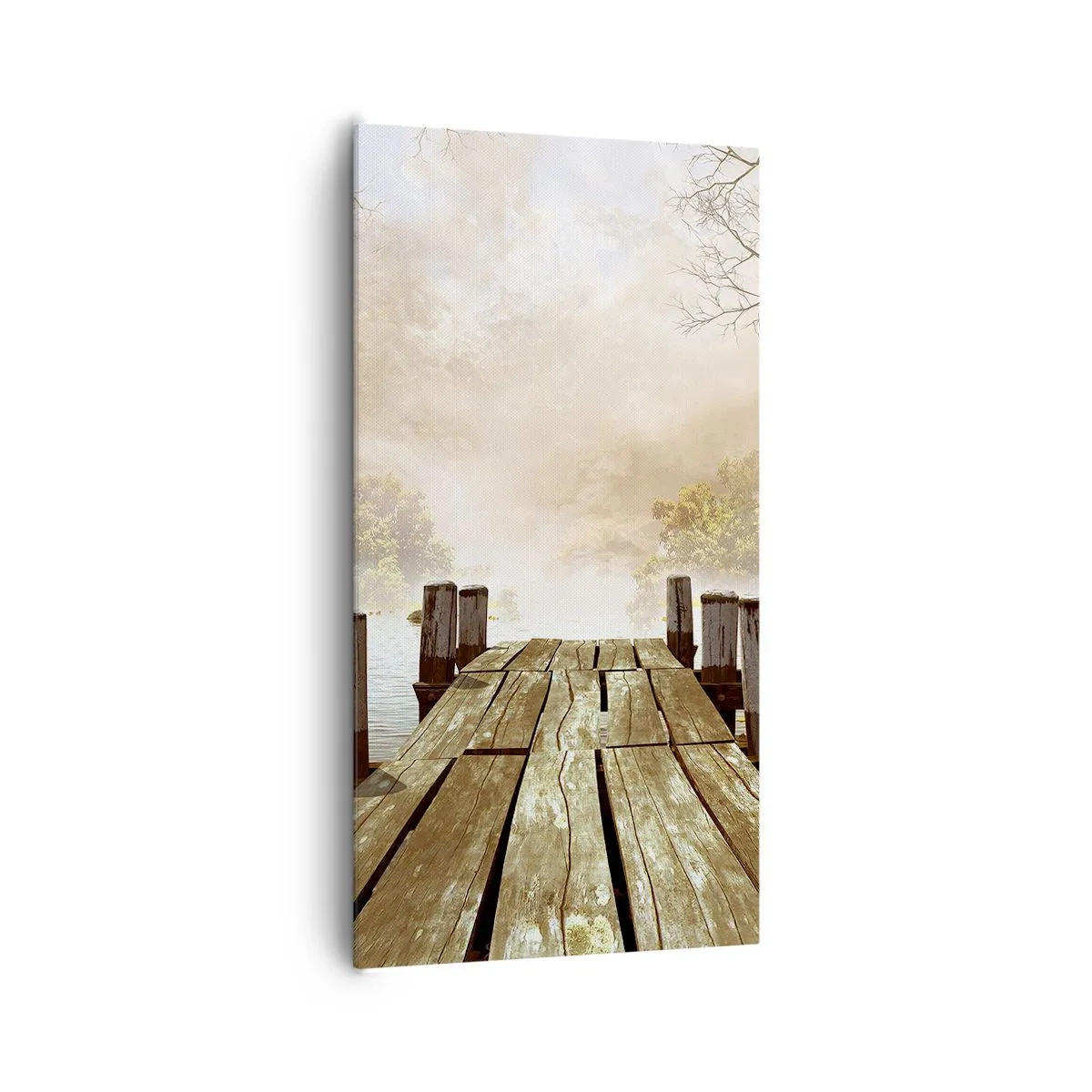 Bild auf Leinwand - Leinwandbild - Die milde Traurigkeit des Herbstes - 65x120 cm