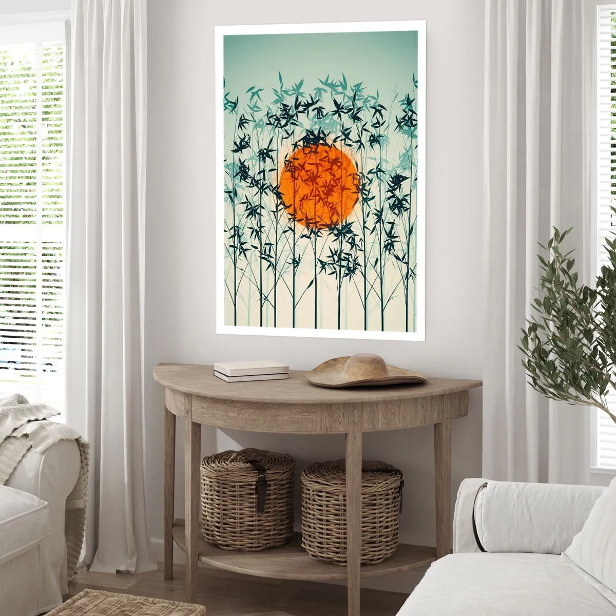 Poster - Japanische Sonne - 61x91 cm