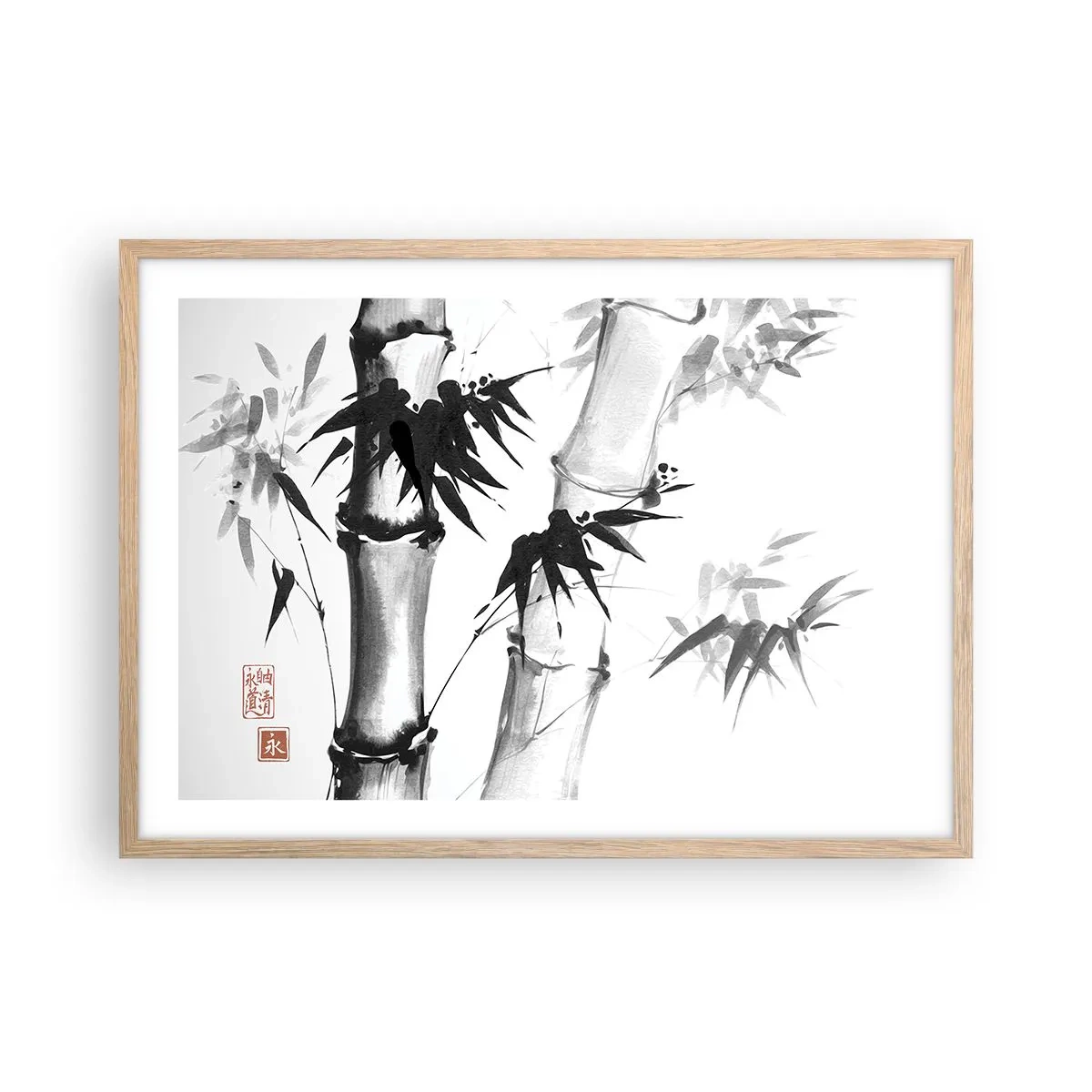 Poster in einem Rahmen aus heller Eiche - Dem Orient ganz nah - 70x50 cm