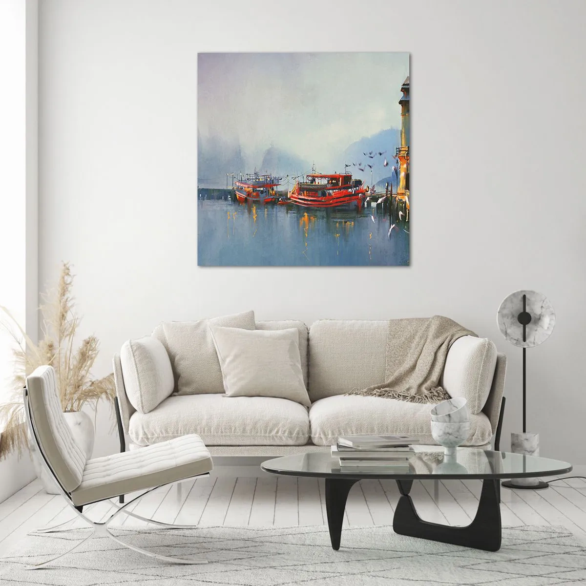 Glasbild - Bild auf glas - Am Ende der Welt - 40x40 cm