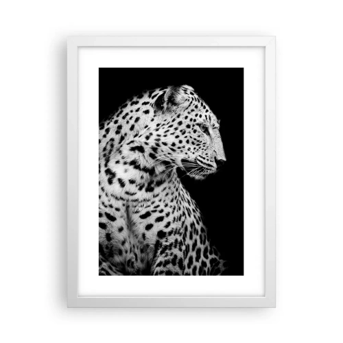 Poster in einem weißen Rahmen - Rechtes Profil perfekt! - 30x40 cm