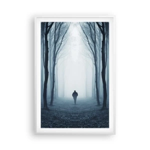 Poster in einem weißen Rahmen - Alles einfach und übersichtlich - 61x91 cm