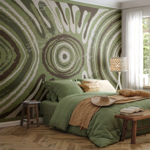 Fototapete Premium Sand - Explosion von Emotionen - Alt, Boho, Stück - 350x256 cm