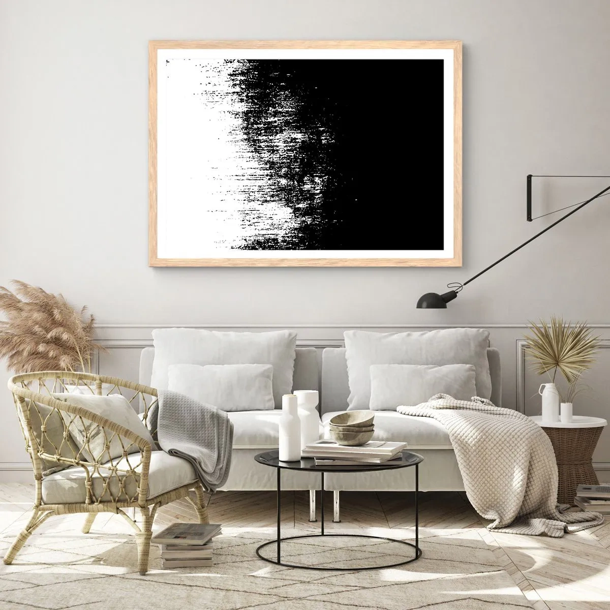 Poster in einem Rahmen aus heller Eiche - Und der Gewinner ist ... - 100x70 cm