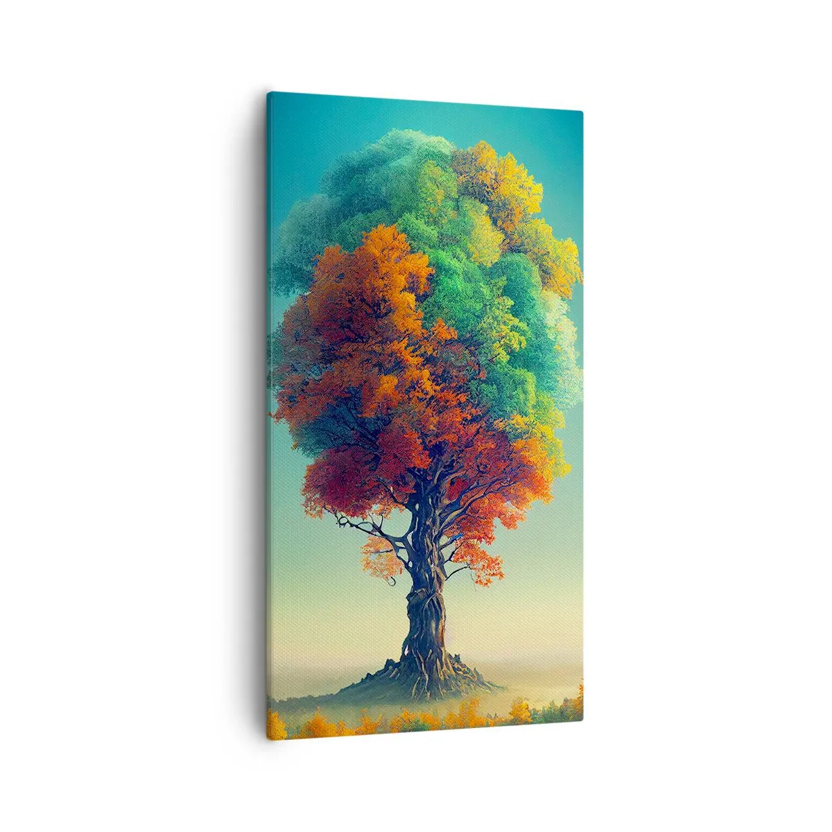 Bild auf Leinwand - Leinwandbild - Eiche – der Vater der Natur - 55x100 cm