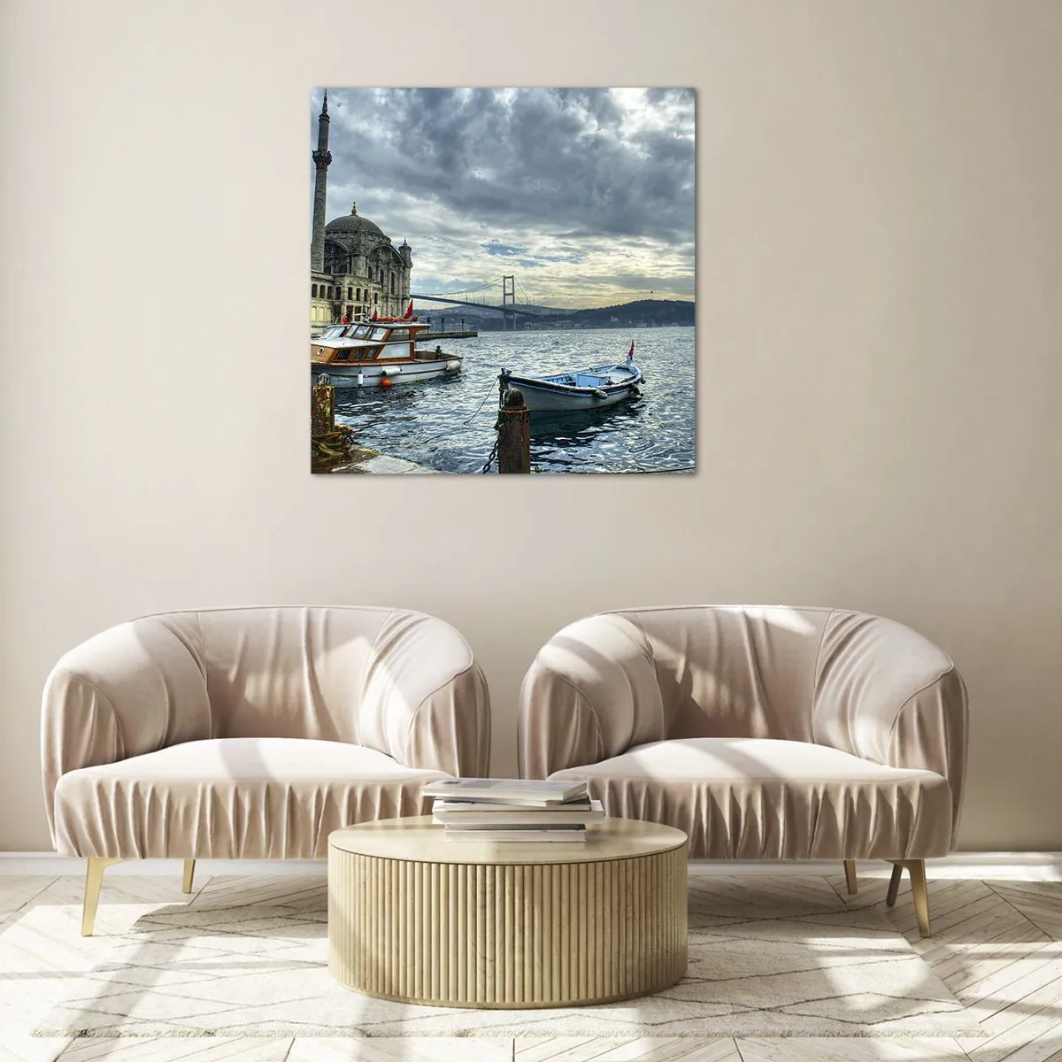 Glasbild - Bild auf glas - An der Grenze der Welten - 60x60 cm