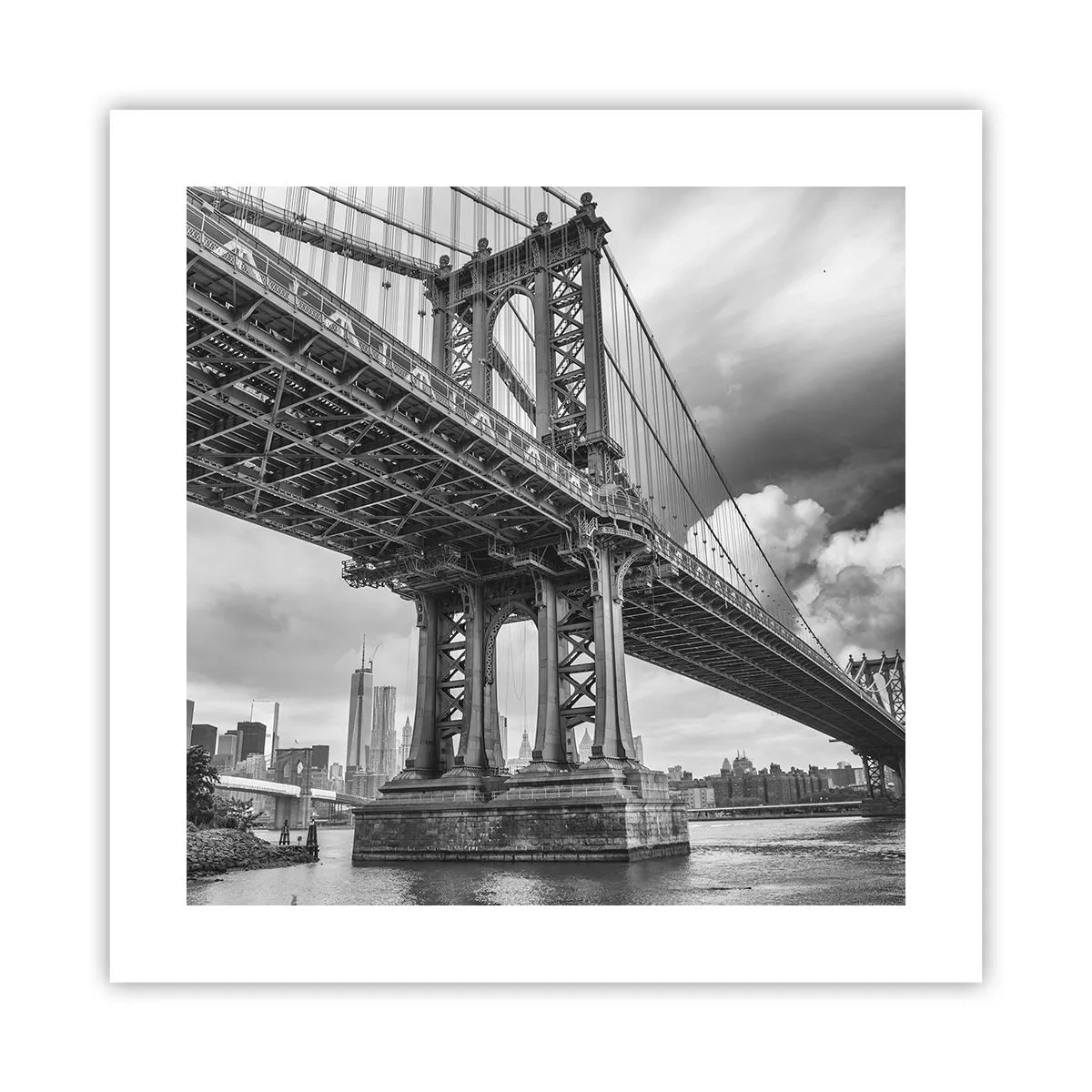 Poster - Ins Herz der Stadt - 40x40 cm