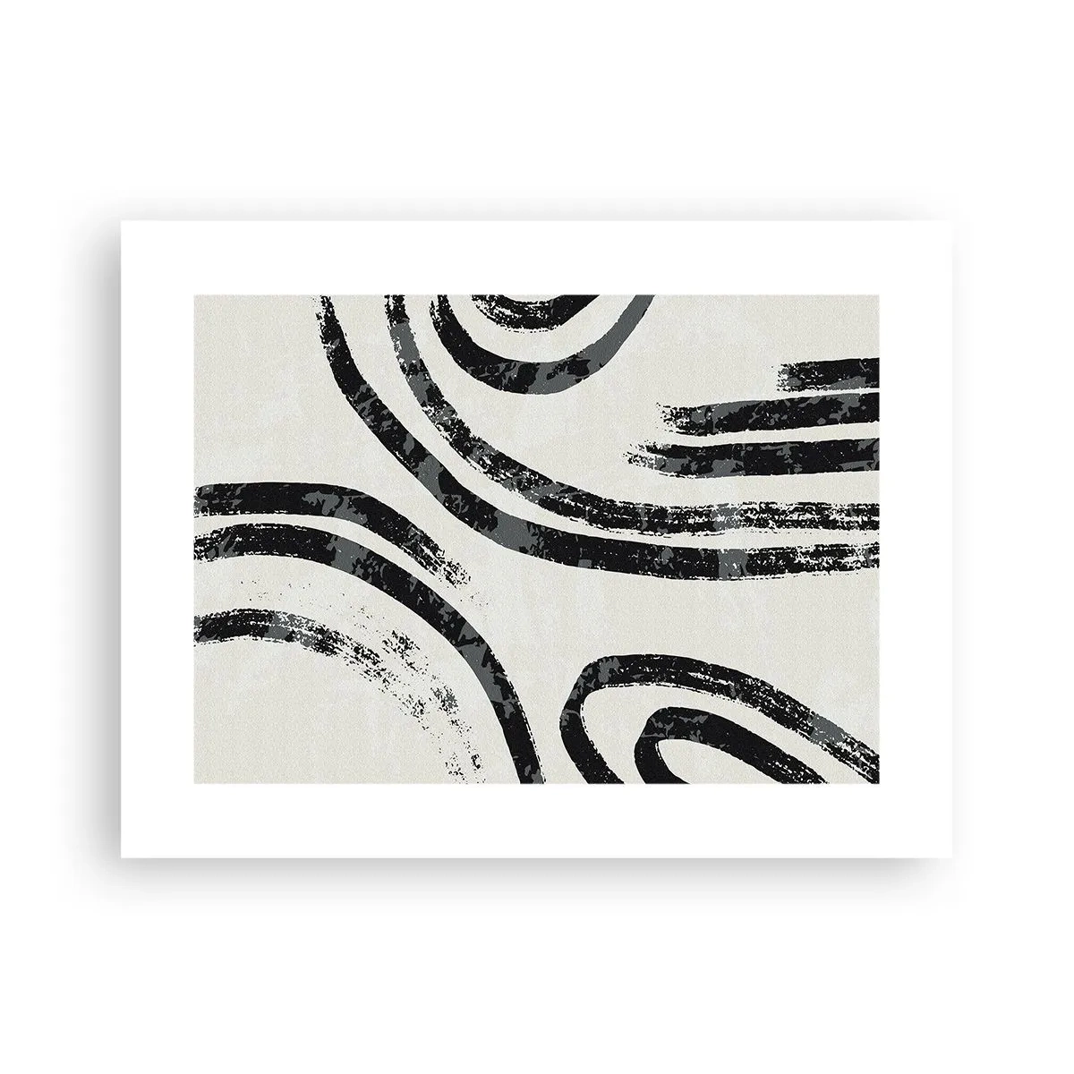 Poster - Bei Hälfte angehalten - 40x30 cm