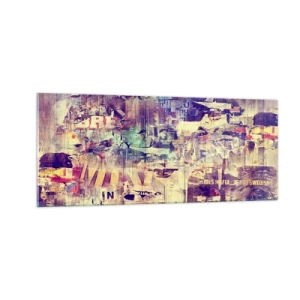 Glasbild - Bild auf glas - Und das ist alles, was es geben wird - 100x40 cm