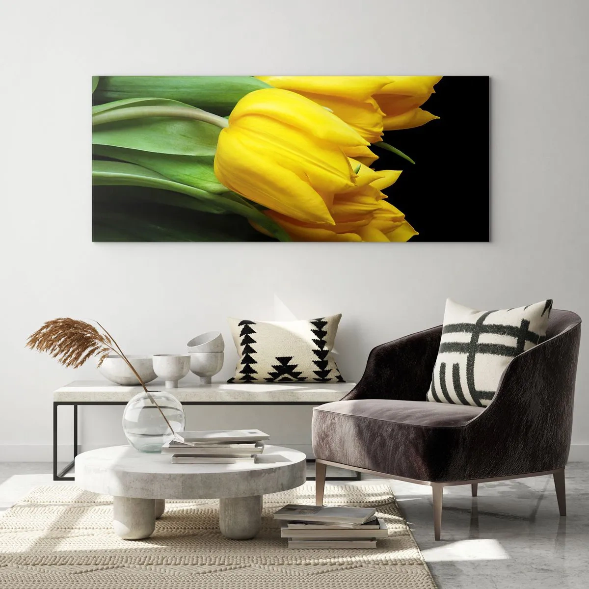 Glasbild - Bild auf glas - Aus klarer Sonne entstanden - 100x40 cm