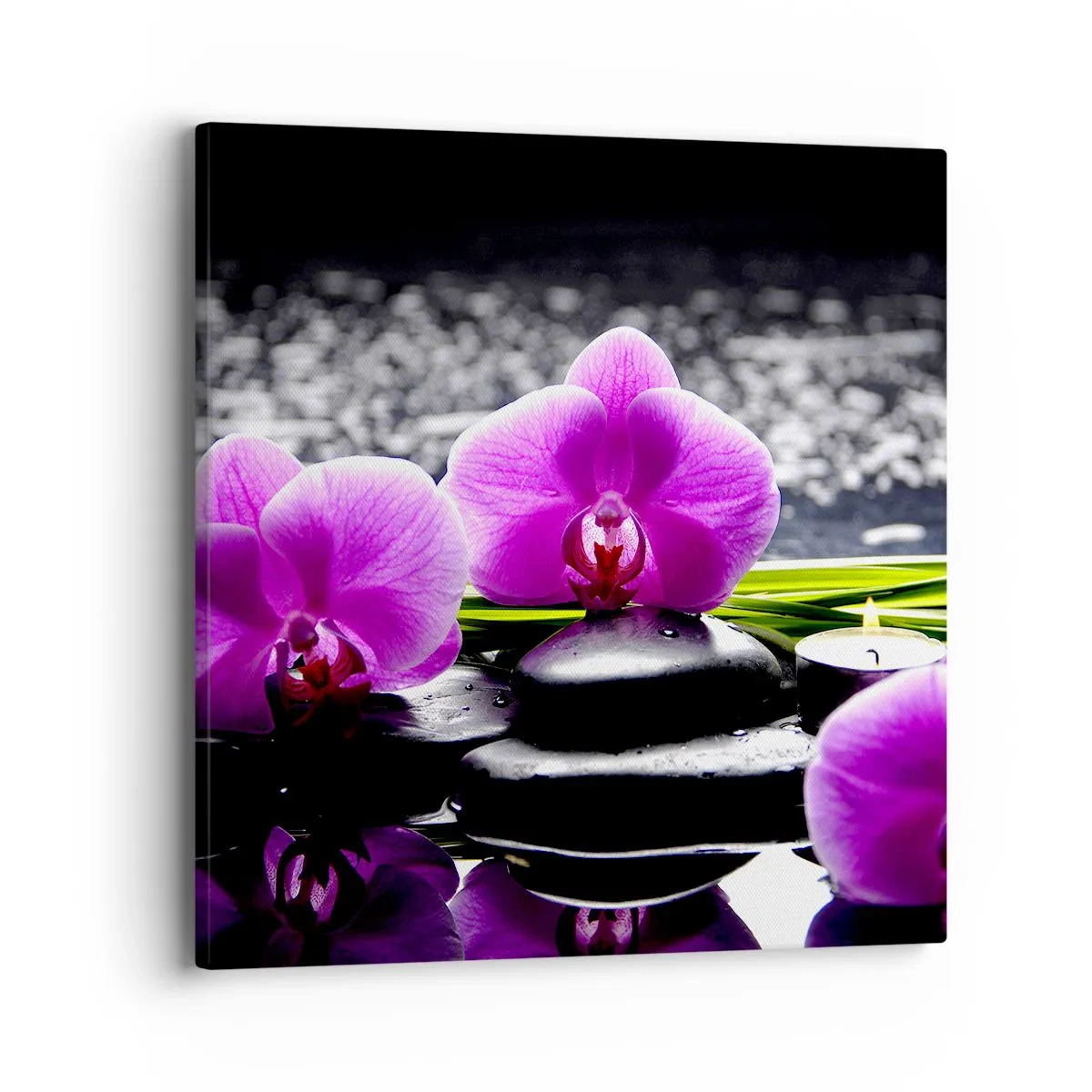 Bild auf Leinwand - Leinwandbild - In Ruhe ertrinken - 40x40 cm