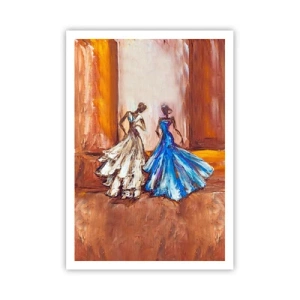 Poster - Ein dankbares Duo - 70x100 cm