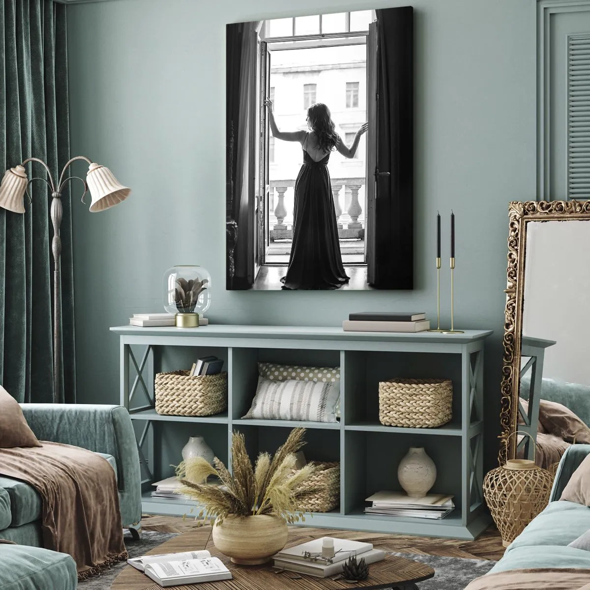 Bild auf Leinwand - Leinwandbild - Im großen Stil - 80x120 cm