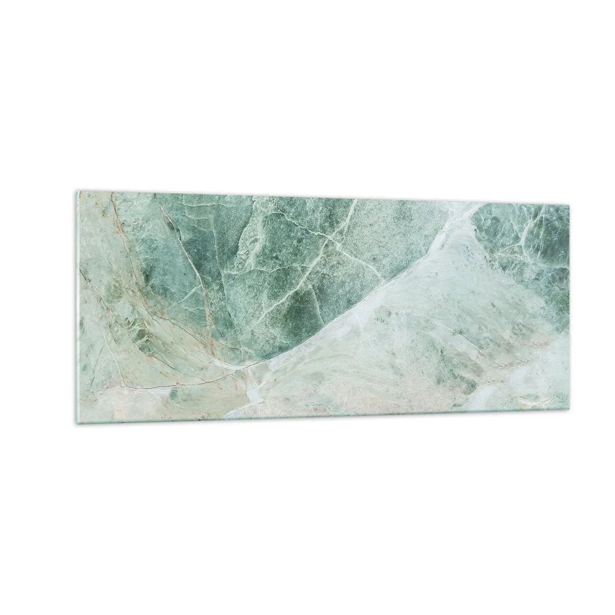 Glasbild - Bild auf glas - Edle Kälte des Steins - 100x40 cm