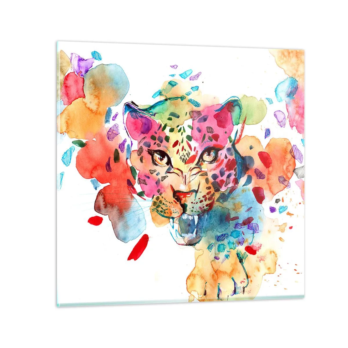 Glasbild - Bild auf glas - Die Schöne und das Biest - 40x40 cm