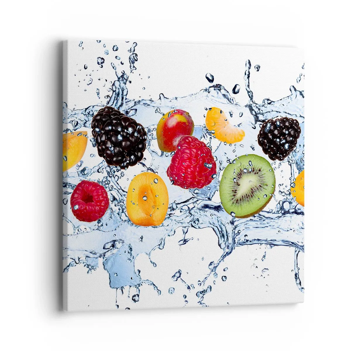 Bild auf Leinwand - Leinwandbild - Viel Spaß mit uns - 40x40 cm