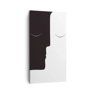 Bild auf Leinwand - Leinwandbild - Einheit der Gegensätze - 45x80 cm