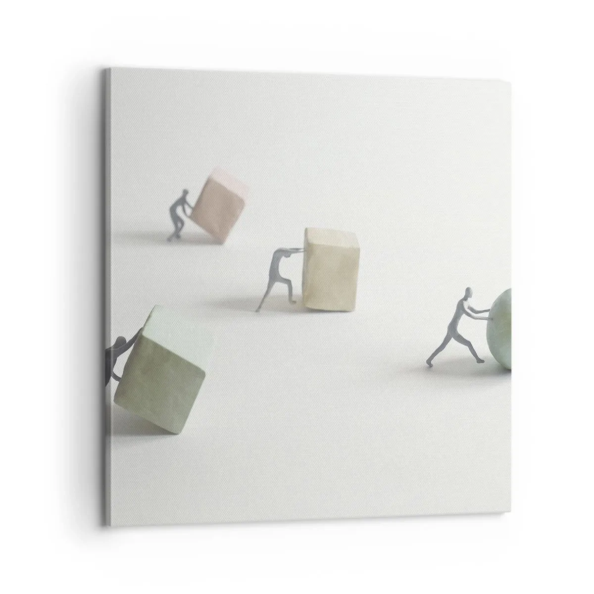 Bild auf Leinwand - Leinwandbild - Pures Leben - 60x60 cm