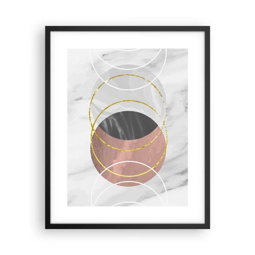 Poster in einem schwarzem Rahmen - Musik der Sphären - 40x50 cm