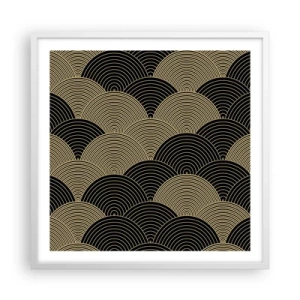 Poster in einem weißen Rahmen - Einheit in der Vielfalt - 60x60 cm