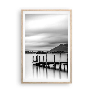 Poster in einem Rahmen aus heller Eiche - Milde und Kraft - 61x91 cm