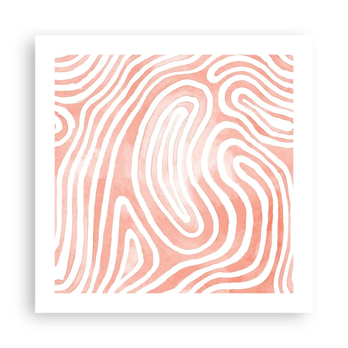 Poster - Im Korallenlabyrinth - 50x50 cm