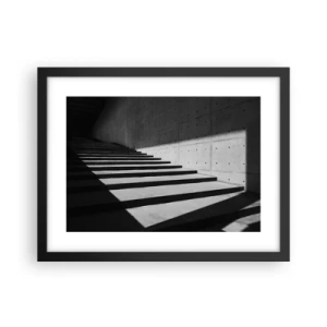 Poster in einem schwarzem Rahmen - Rohe Schönheit des Modernismus - 40x30 cm