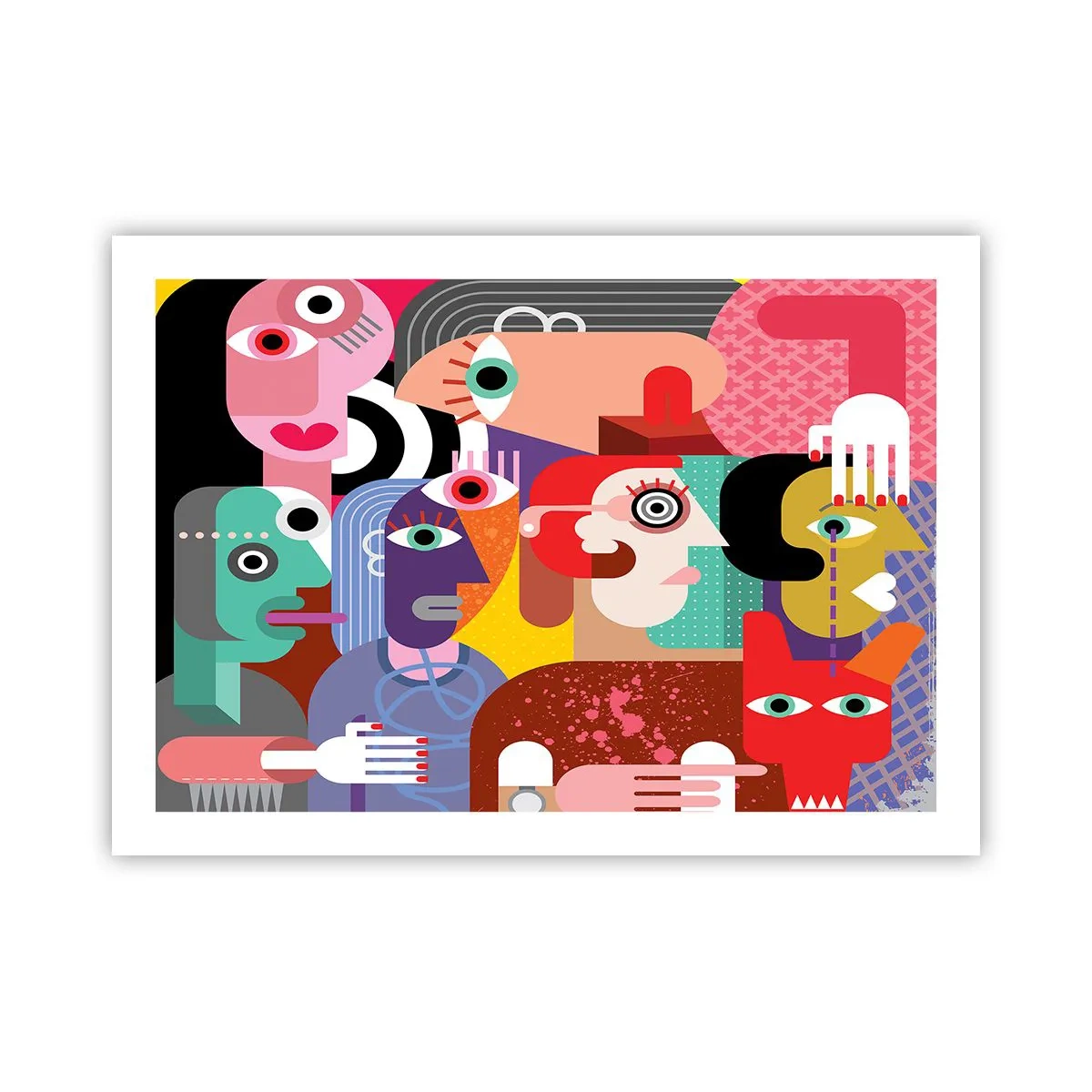 Poster - Wir sind von Herrn Picasso - 70x50 cm