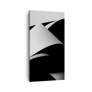 Bild auf Leinwand - Leinwandbild - Lichtflächen aus der Schattentiefe - 55x100 cm