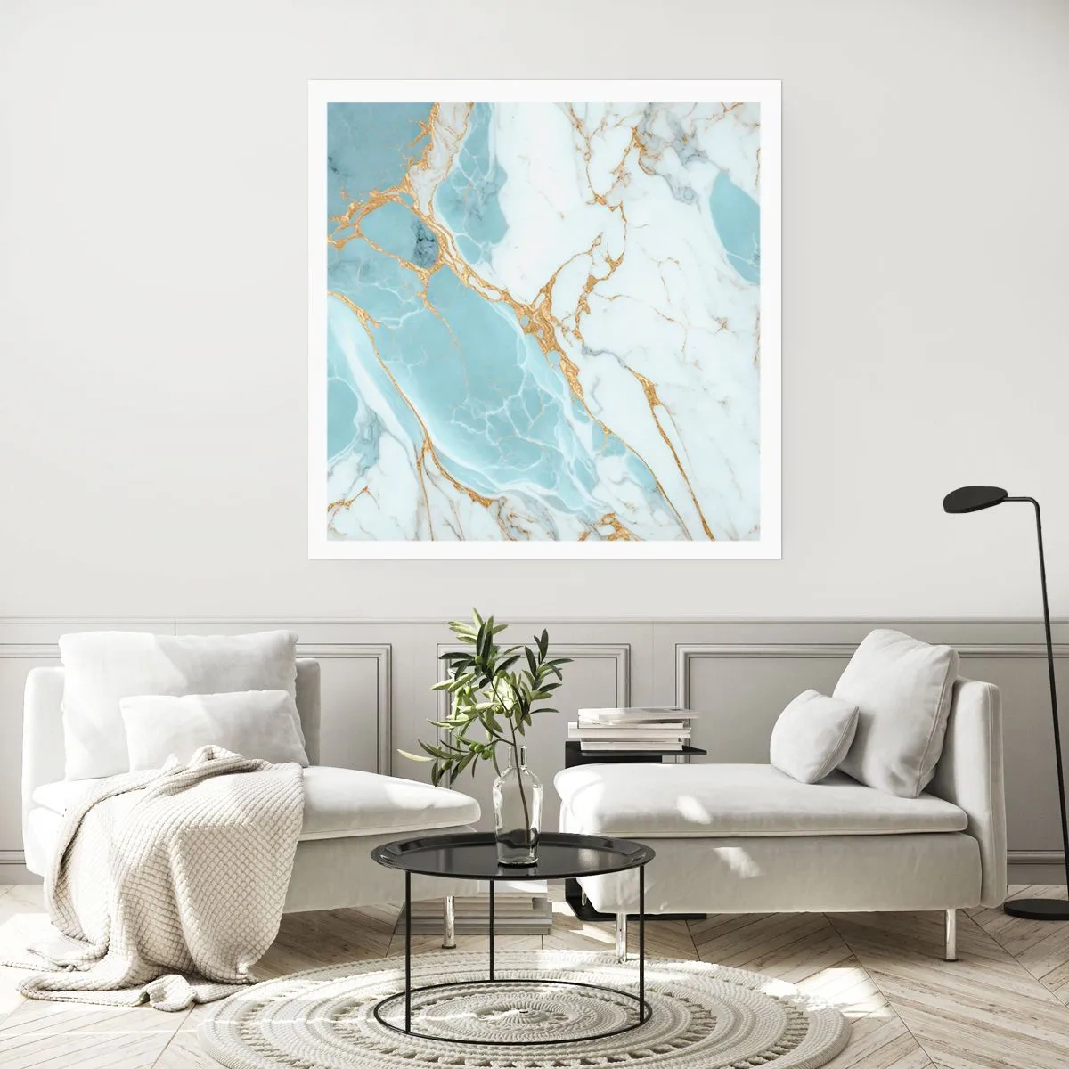 Poster - Reichtum des Steins - 30x30 cm