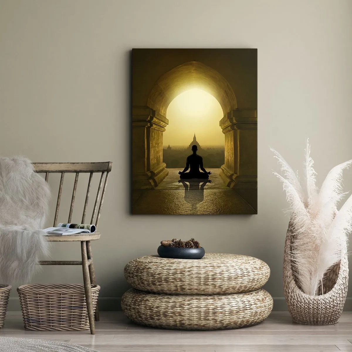 Bild auf Leinwand - Leinwandbild - Vollkommene Harmonie - 45x80 cm