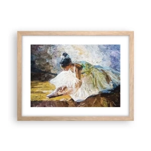 Poster in einem Rahmen aus heller Eiche - Aus einem Gemälde von Degas - 40x30 cm
