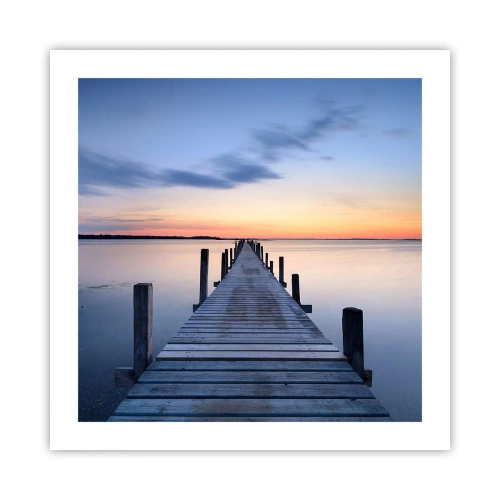Poster - Die Ruhe einer heiteren Dämmerung - 50x50 cm