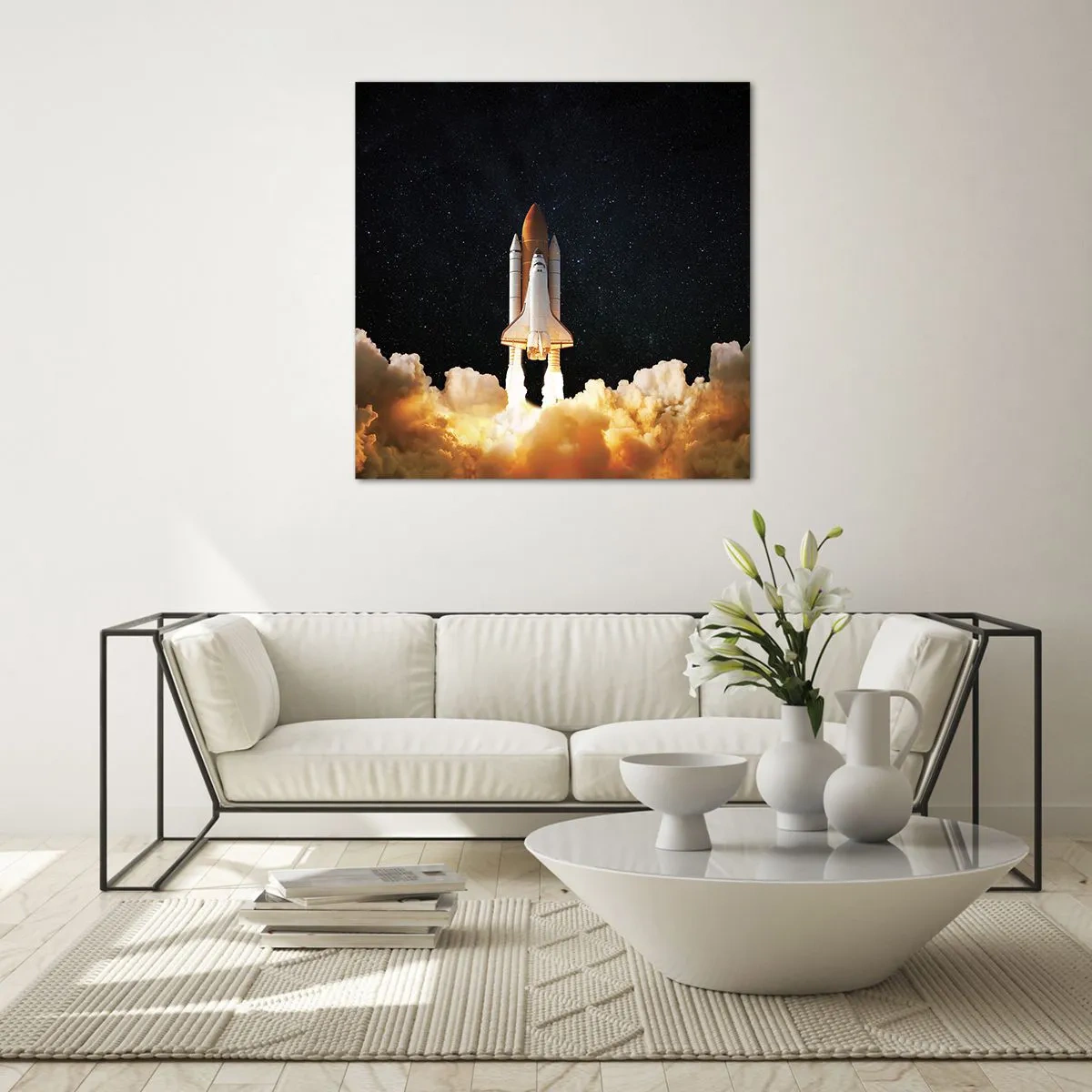 Glasbild - Bild auf glas - Ad Astra! - 30x30 cm