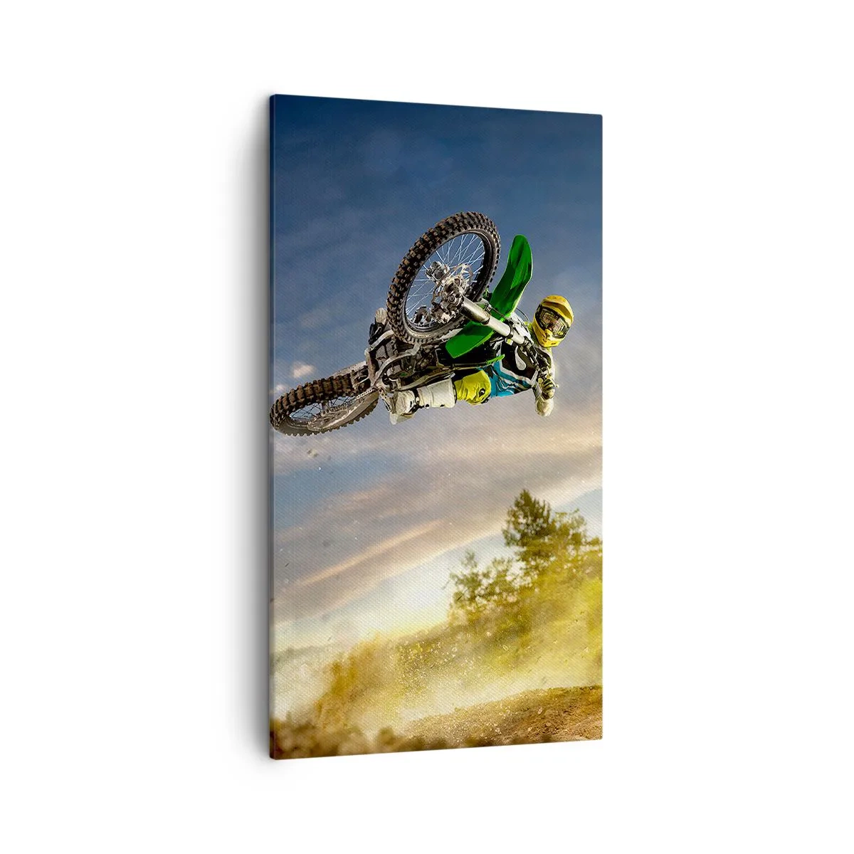 Bild auf Leinwand - Leinwandbild - Schalten Sie Emotionen ein! - 45x80 cm