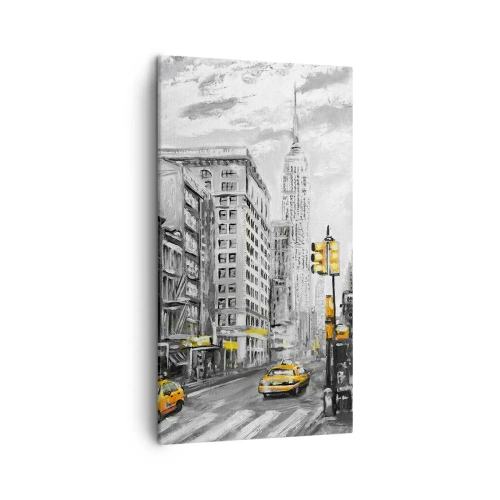Bild auf Leinwand - Leinwandbild - Eine New Yorker Geschichte - 45x80 cm
